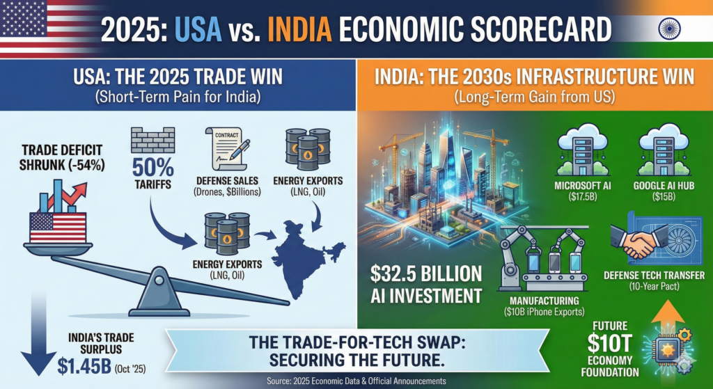 2025 Why the US Won the Year, but India Won the Decade.