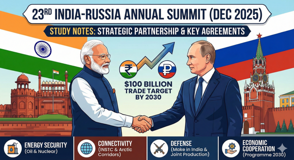 23rd India-Russia Annual Summit
