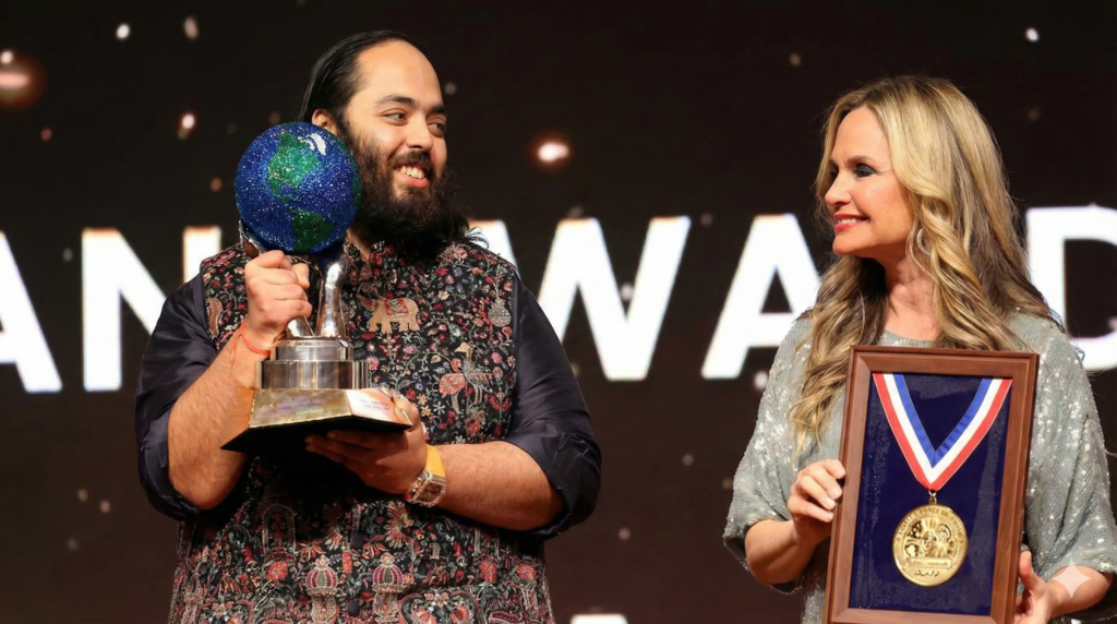 Historic Milestone in Conservation Anant Ambani Honored as Youngest Global Humanitarian