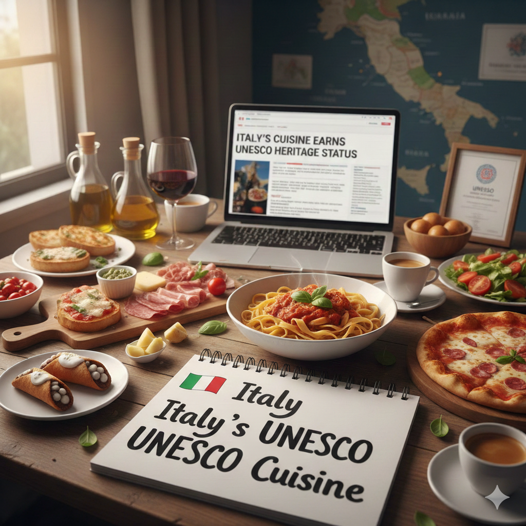 Italy Becomes First Country to Get UNESCO Recognition for Its National Cuisine