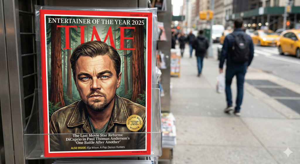 The King of Hollywood Returns Leonardo DiCaprio Named TIME’s 2025 Entertainer of the Year