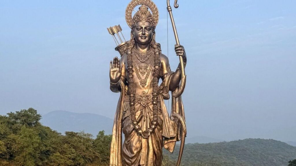 Unveiling of 77-ft Lord Ram Statue in Goa