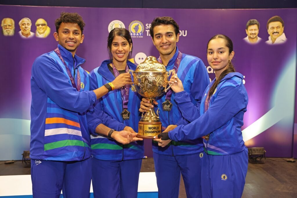 🏆 India's Maiden WSF Squash World Cup Title (2025)